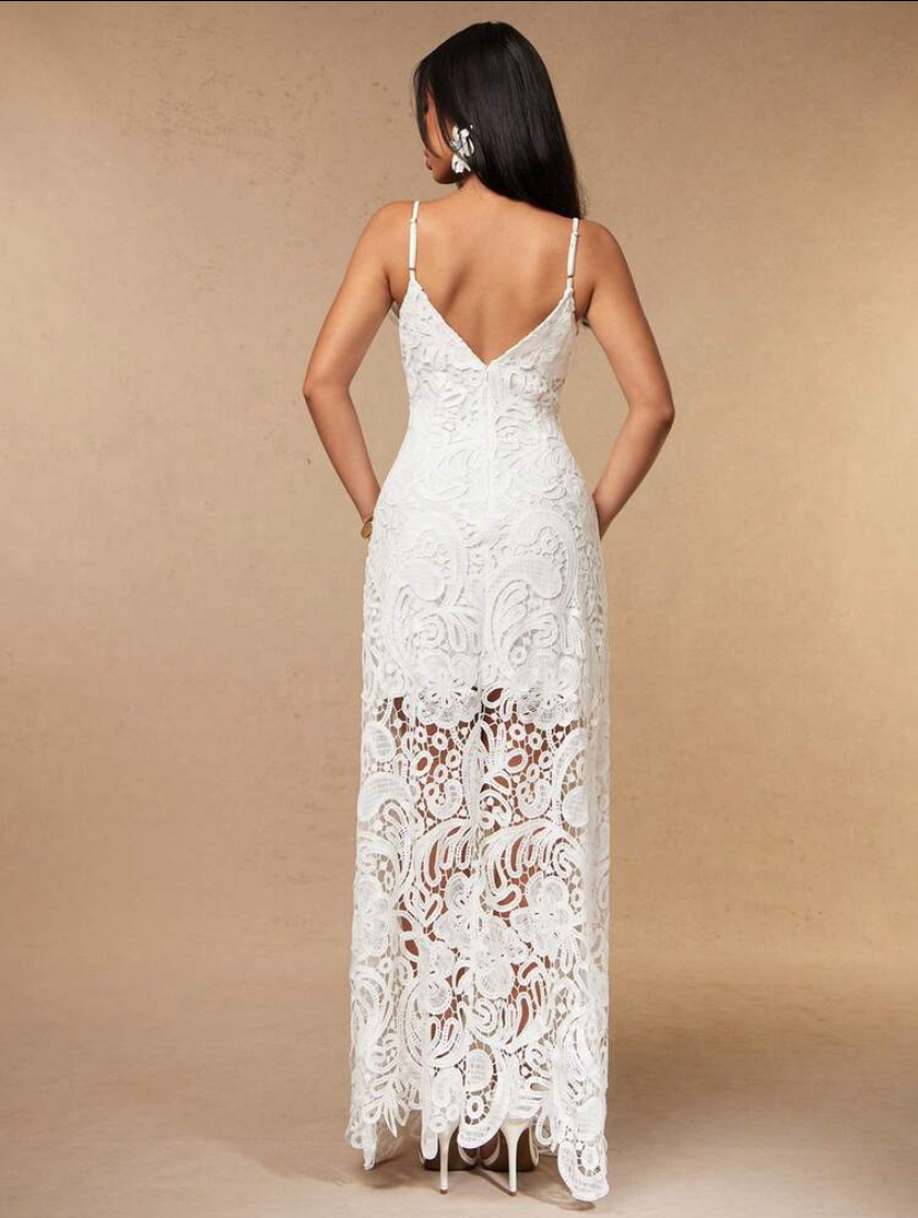 Floral Embellishments Dress
