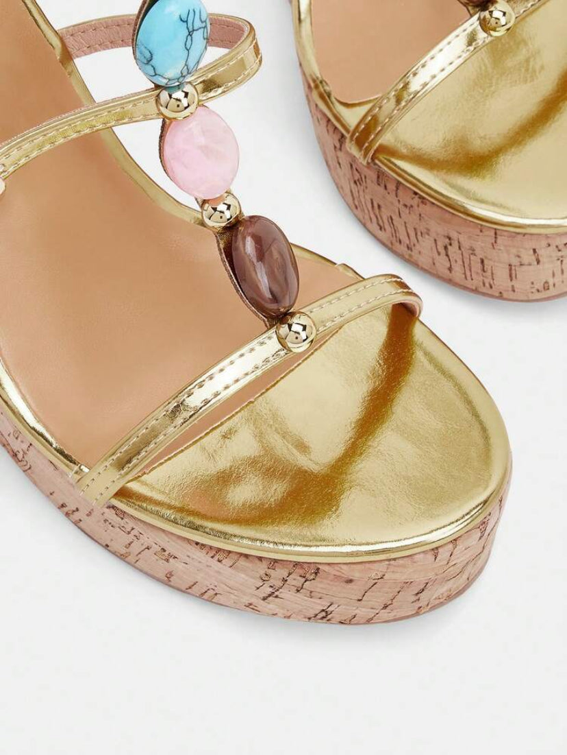 Gemstone Decor wedge