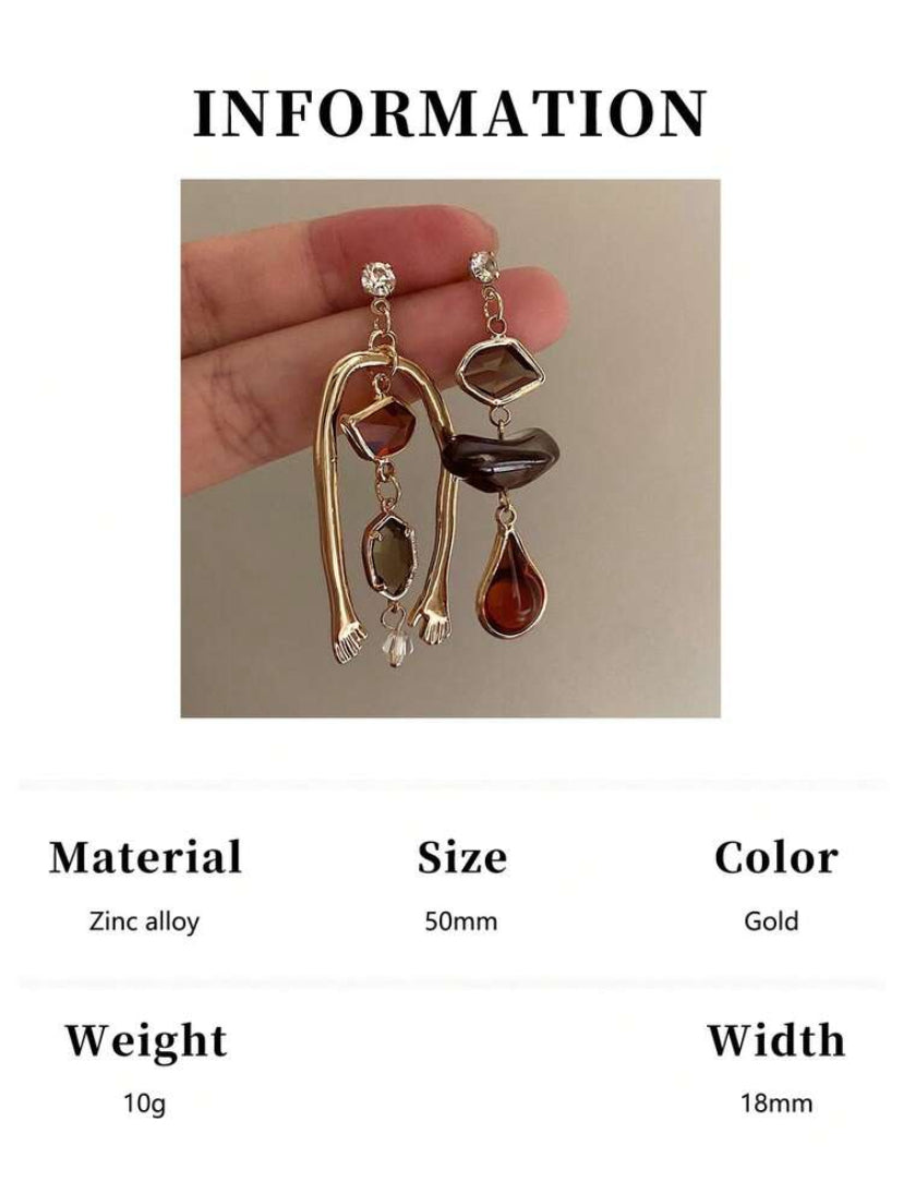 Abstract Vintage Earrings