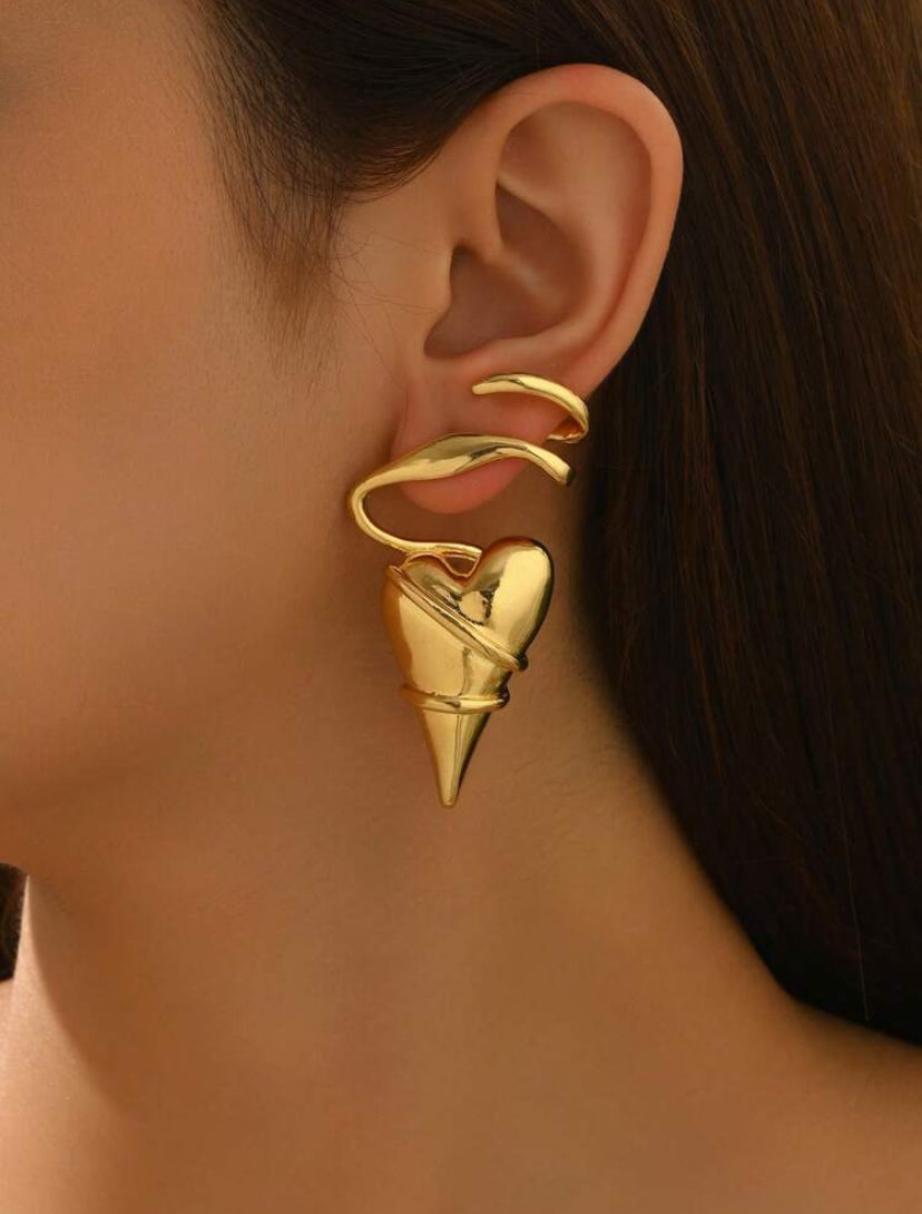 Wrapped Heart Earrings