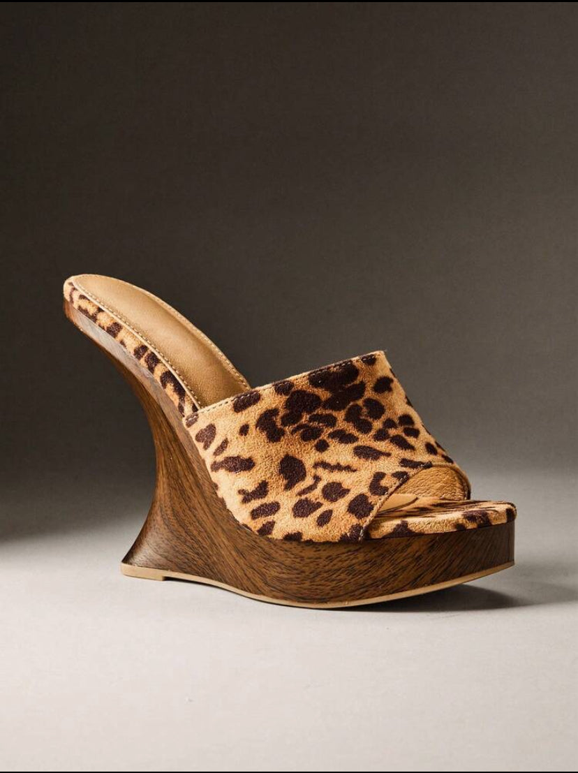 Mule Wedge  Heels