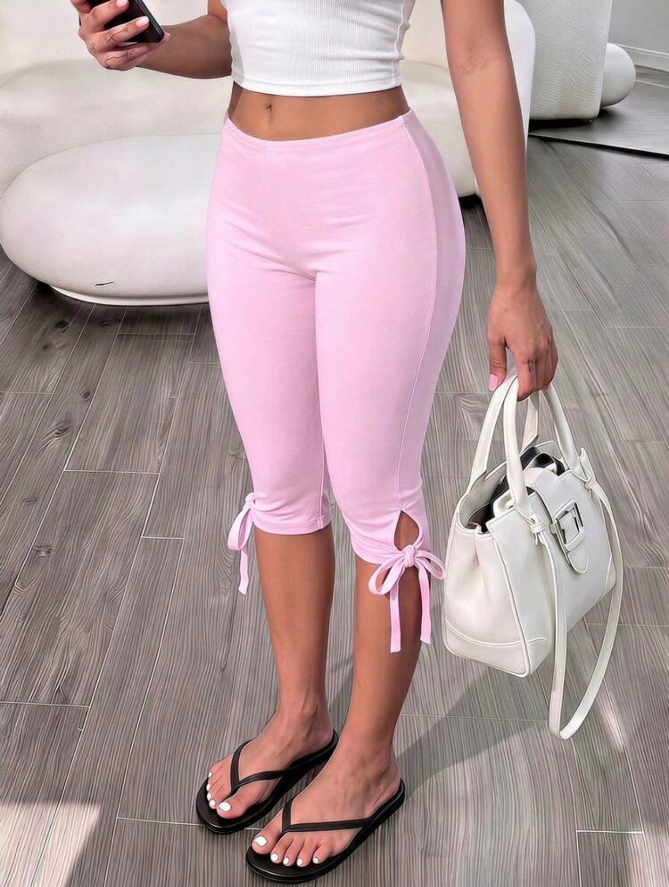 High Waist Capri Pant
