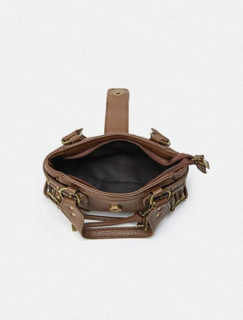 Y2K Baddie Leather Handbag