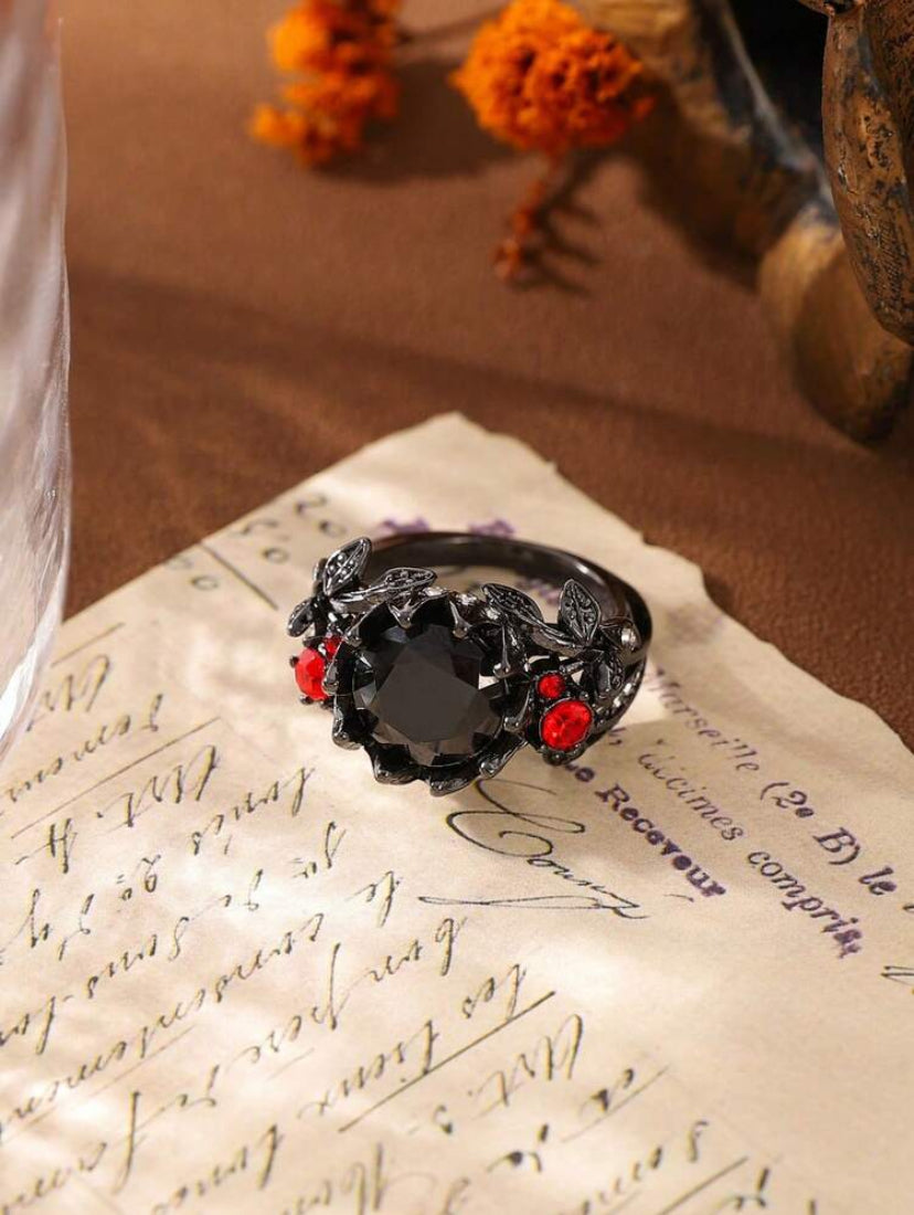 1pc vintage Floral Ring
