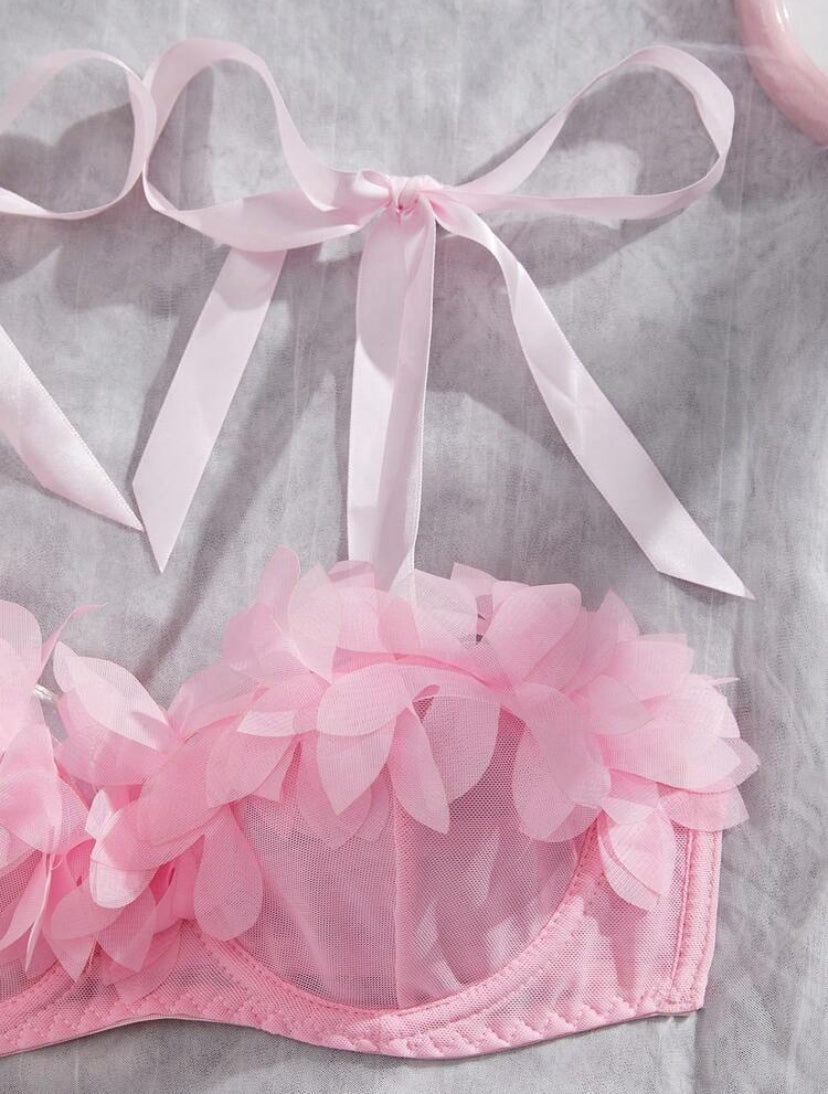 3D Floral Lace Lingerie