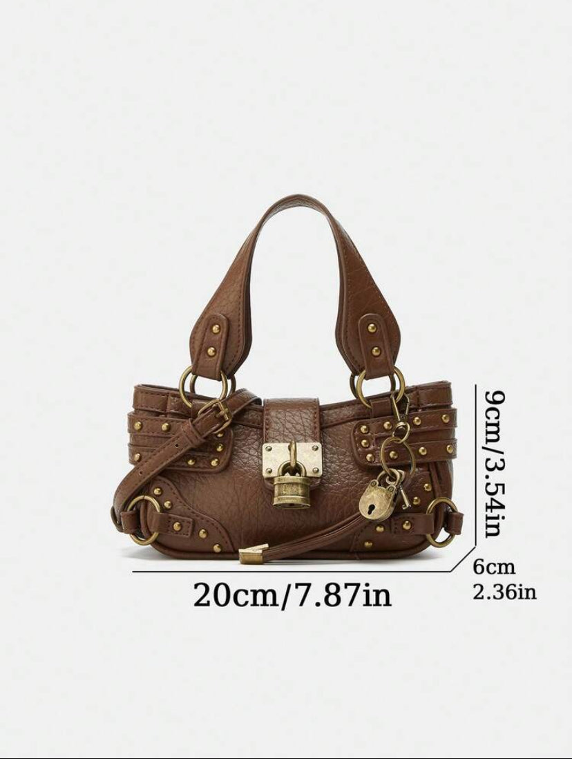 Y2K Baddie Leather Handbag