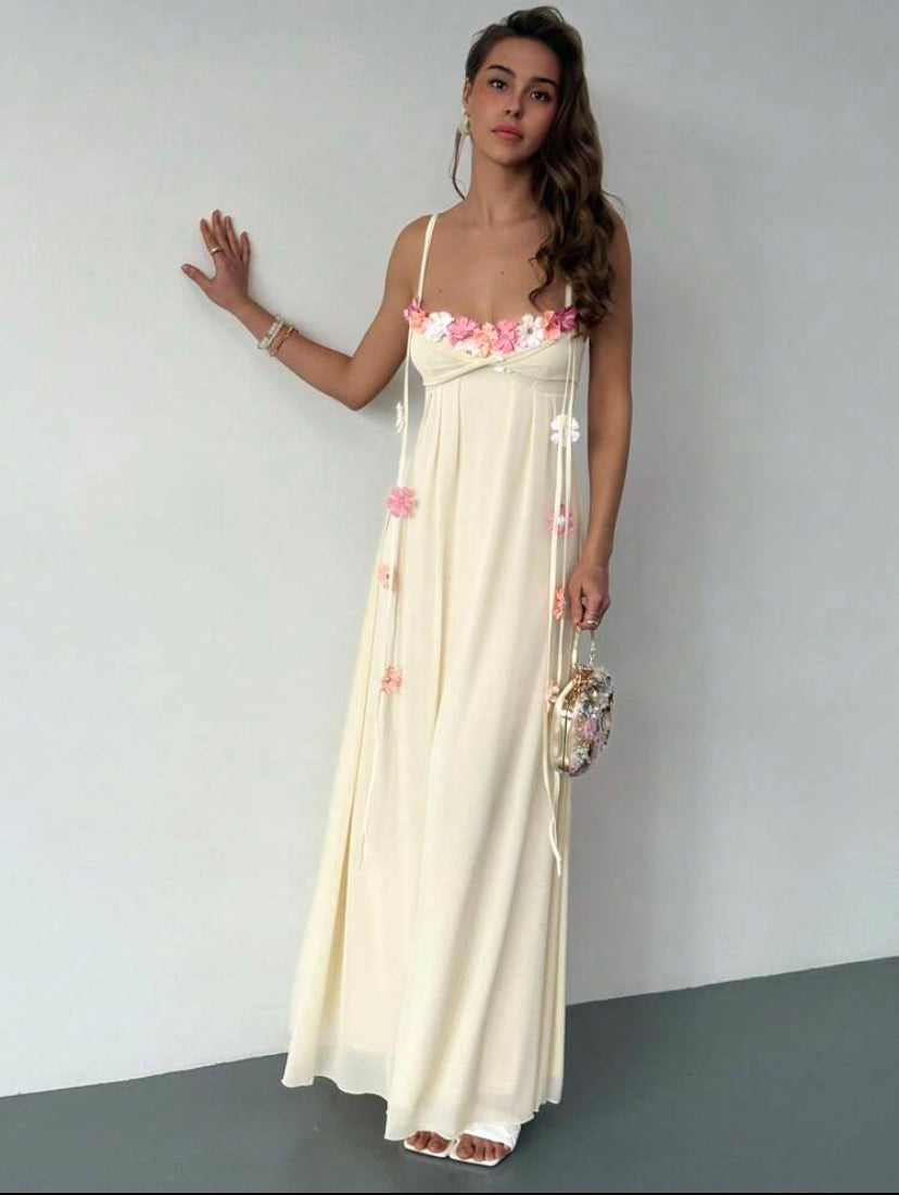 3D Floral Dress