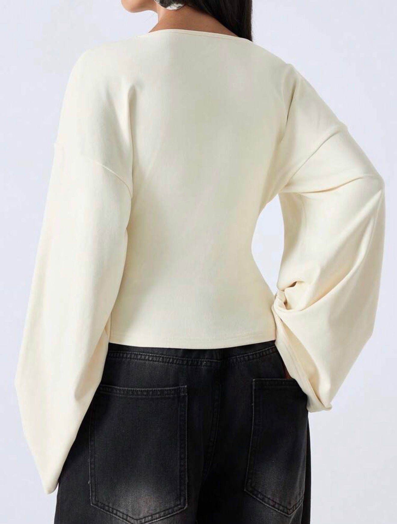 LYSMO Bell Sleeve Shirt