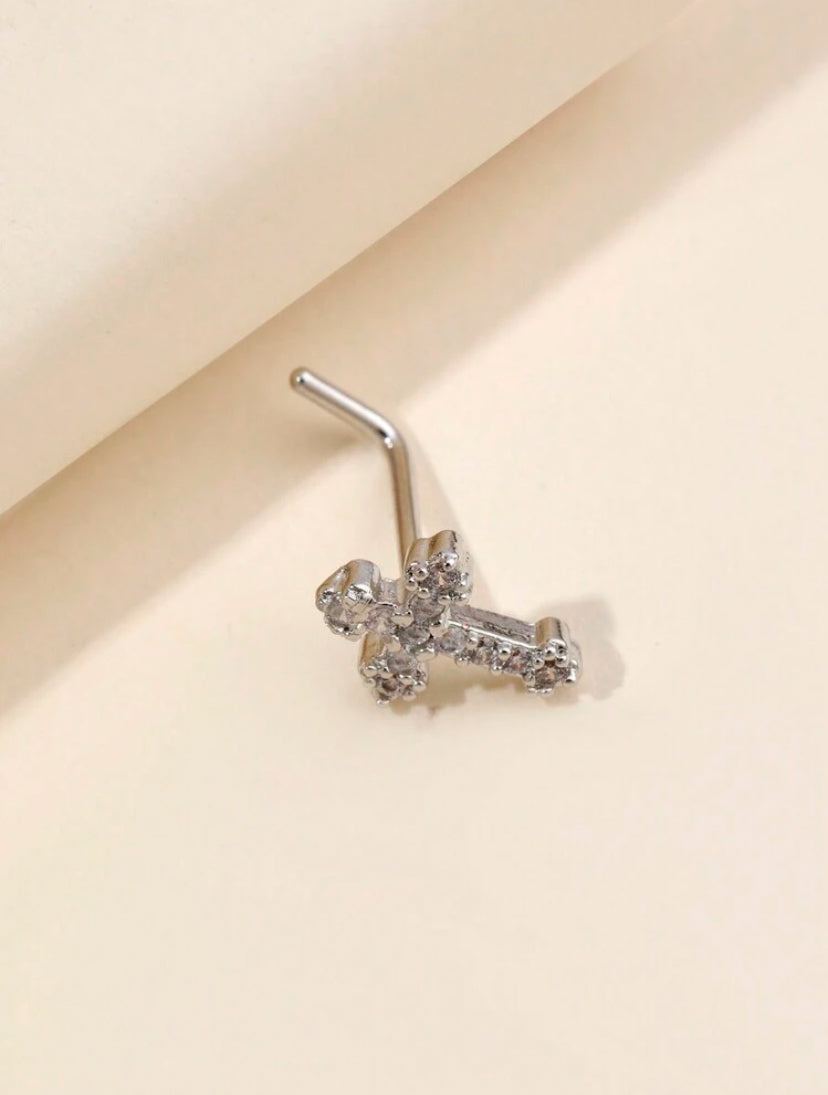 Sparkling Cross Stud