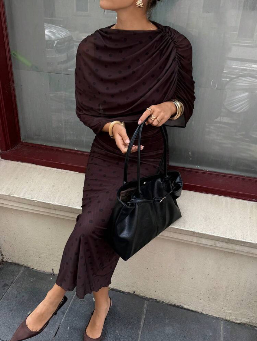 Ruched summer dress