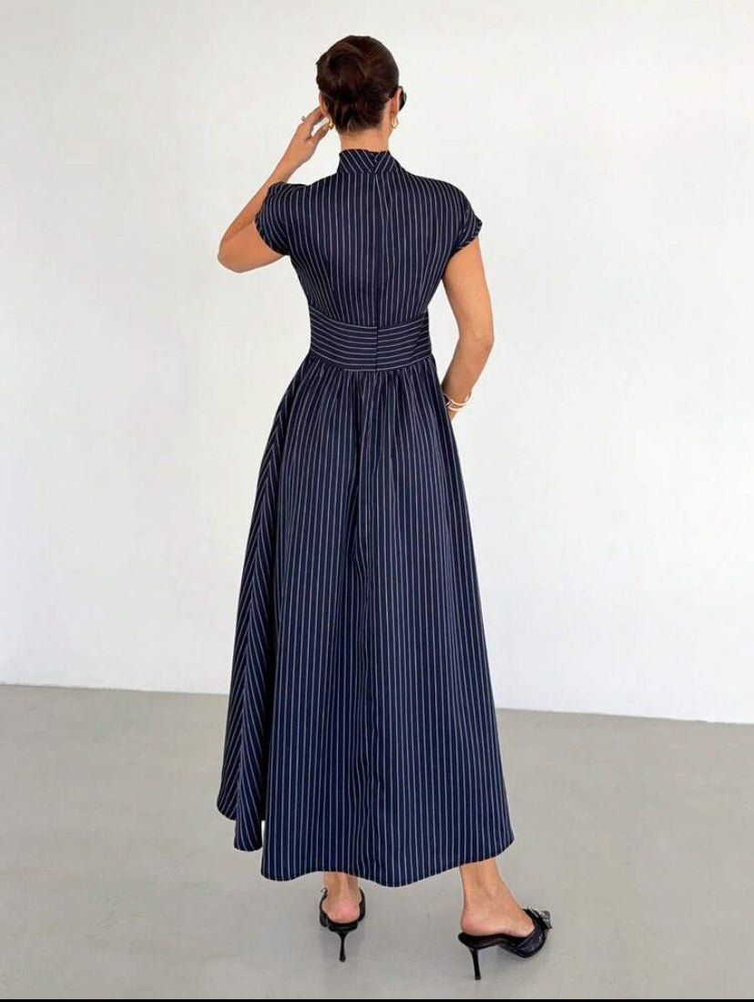 Striped Tie Dress