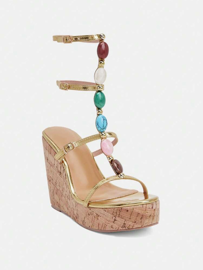 Gemstone Decor wedge
