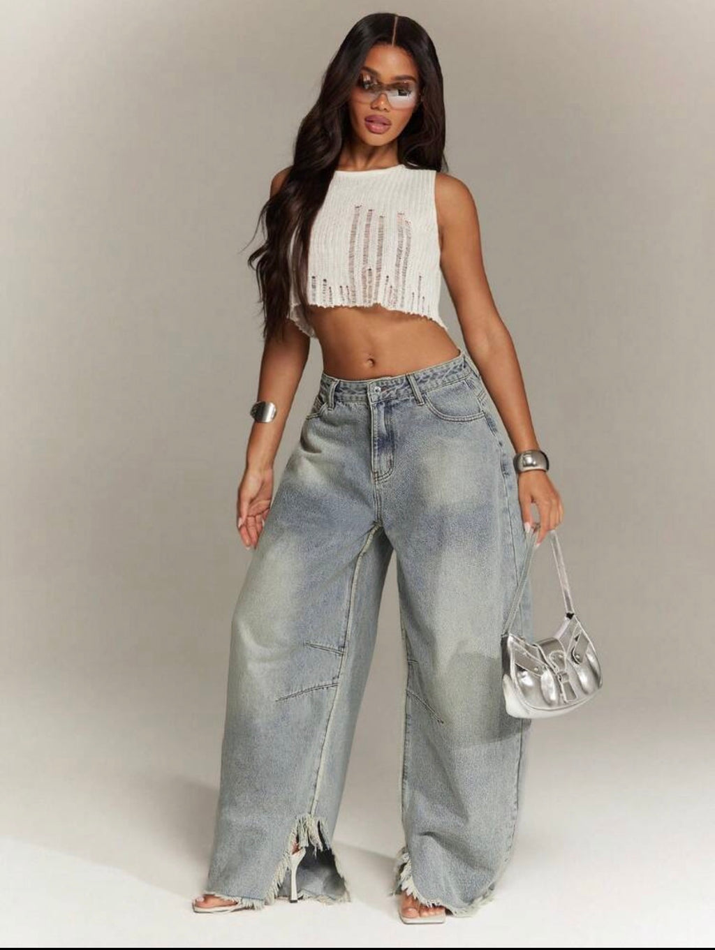 Barrel Leg Jeans