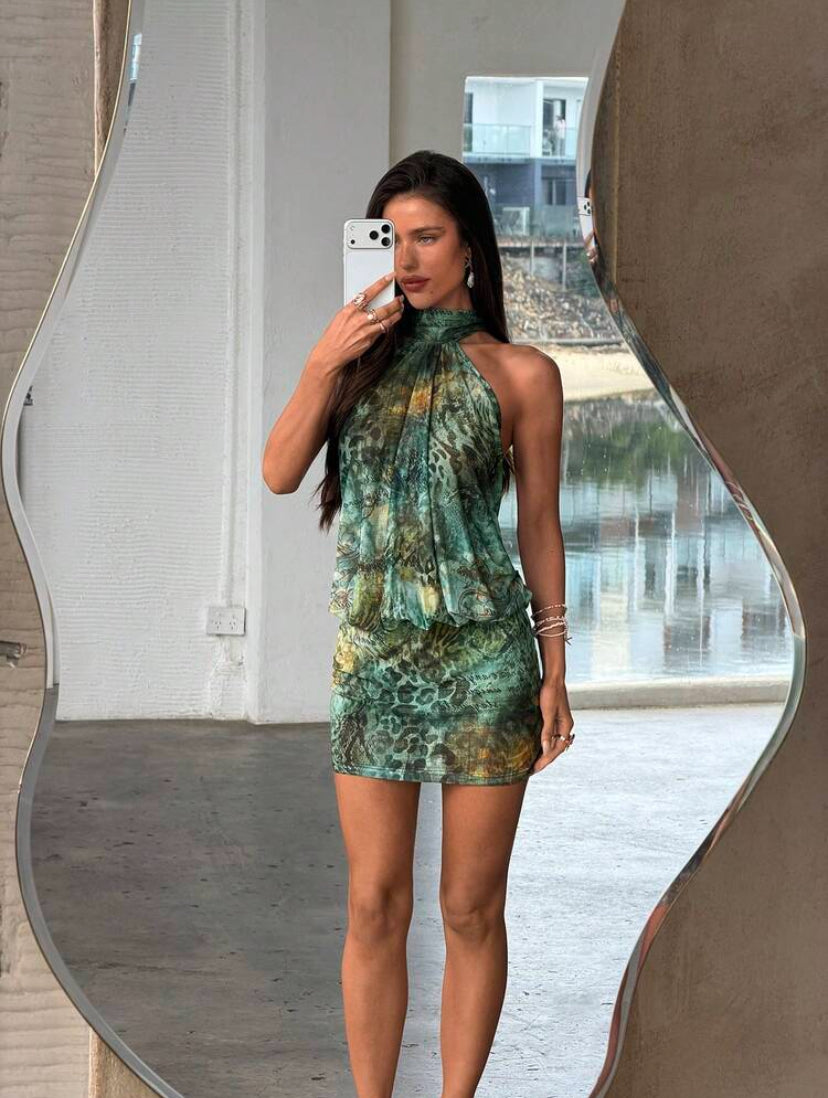 Beaded Body-con Dress