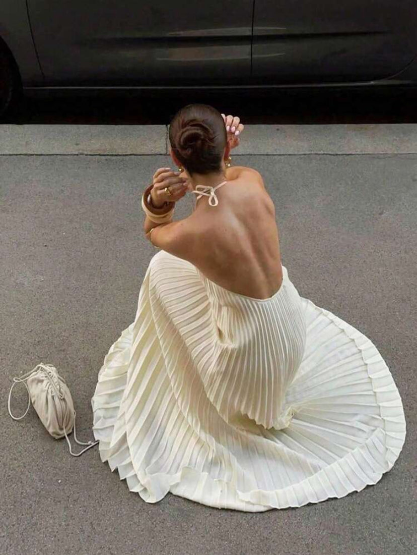 Pleated dress