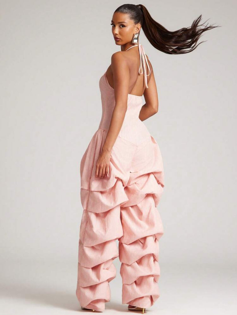 Gathered Volume Jumpsuit