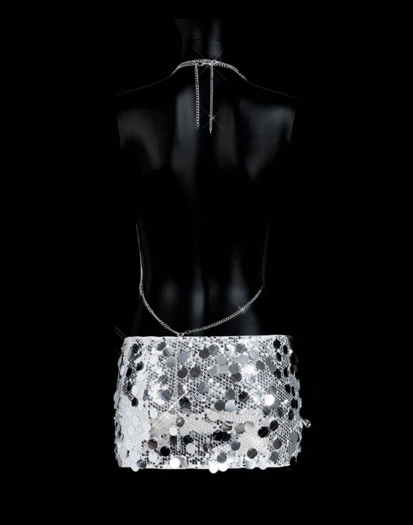 Backless Rhinestone Camisole
