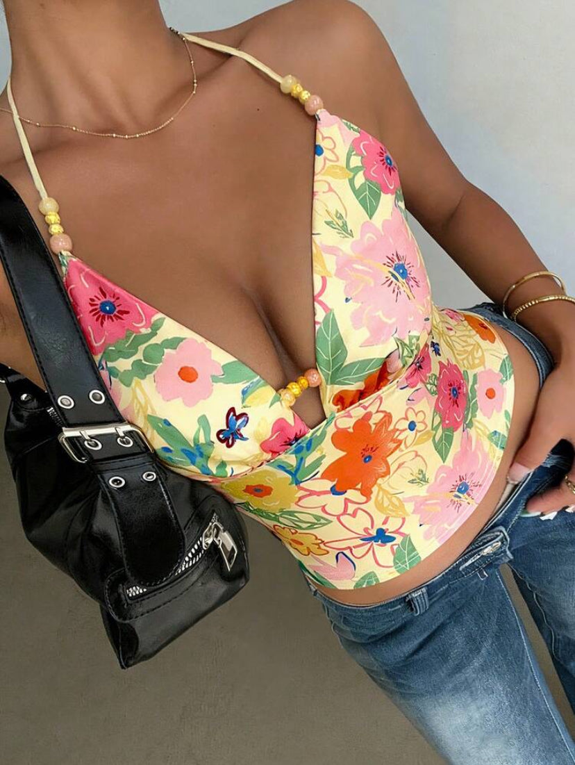 Halter Neck Tank Top