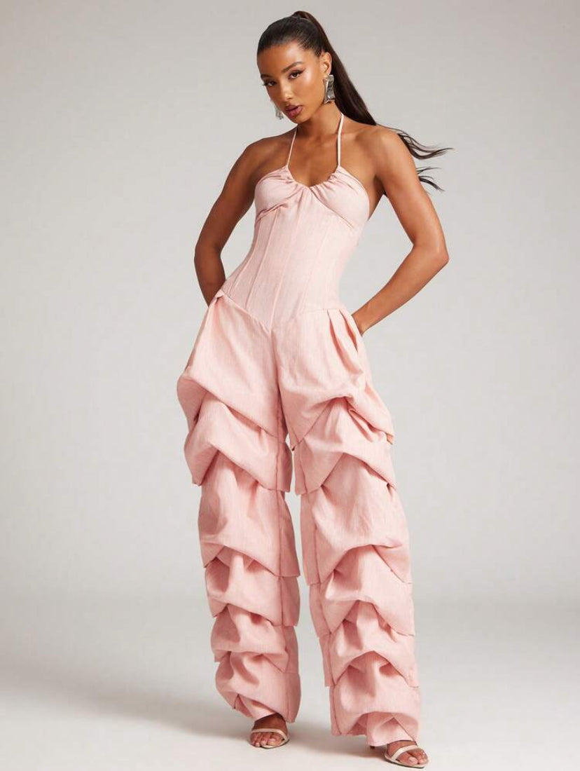Gathered Volume Jumpsuit