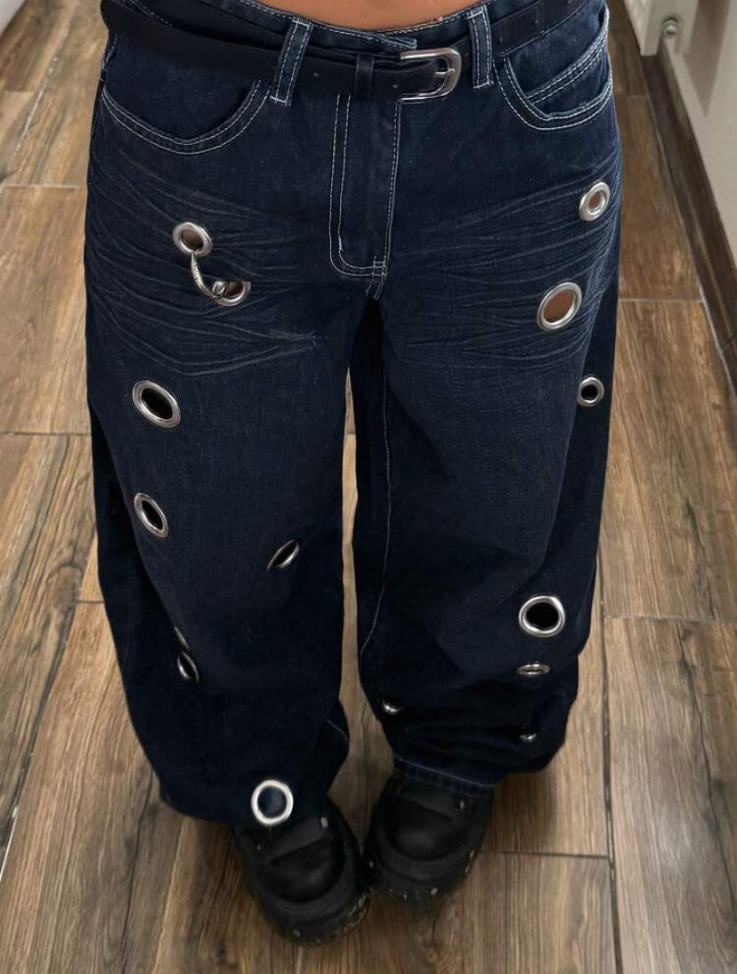 Low Waist Maxi Jeans