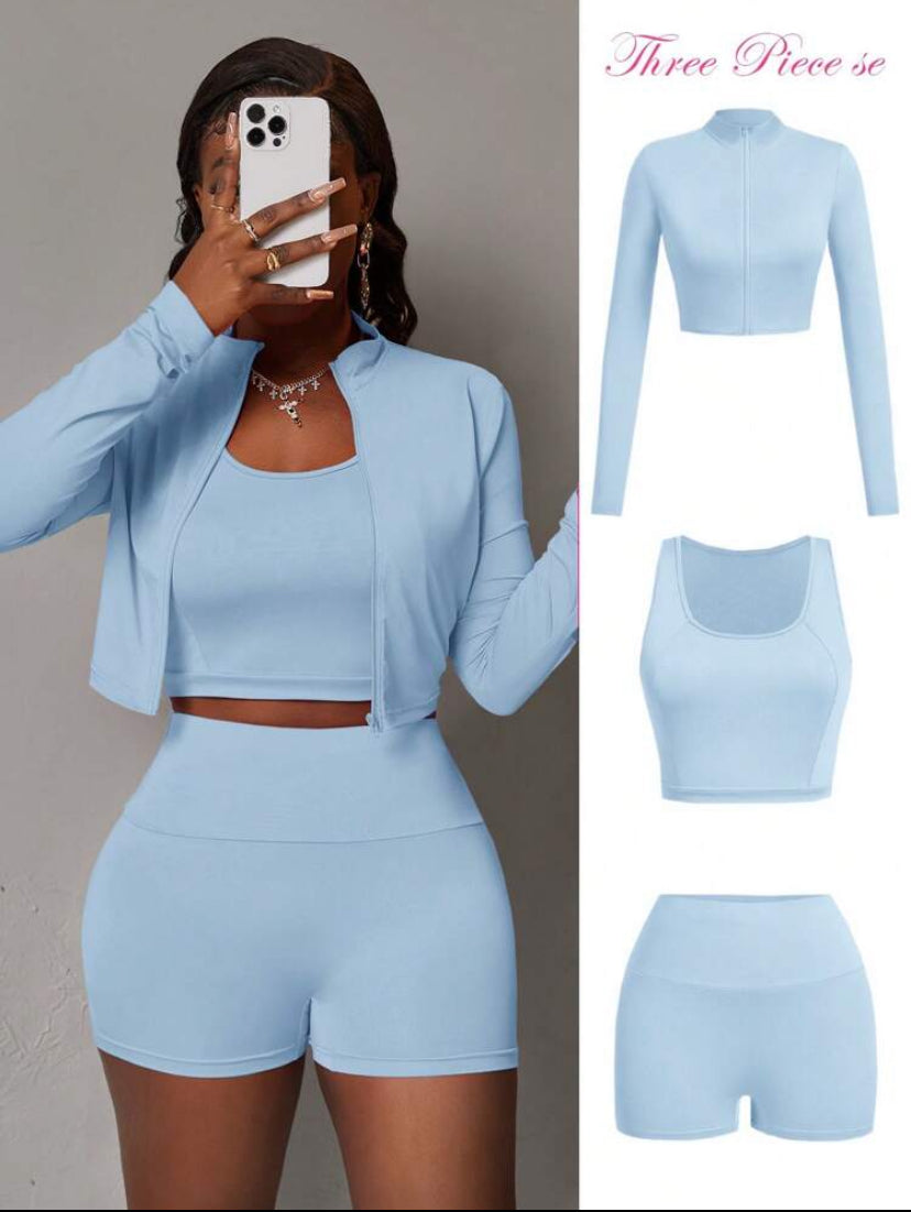 3pcs Elastic Gym Wear