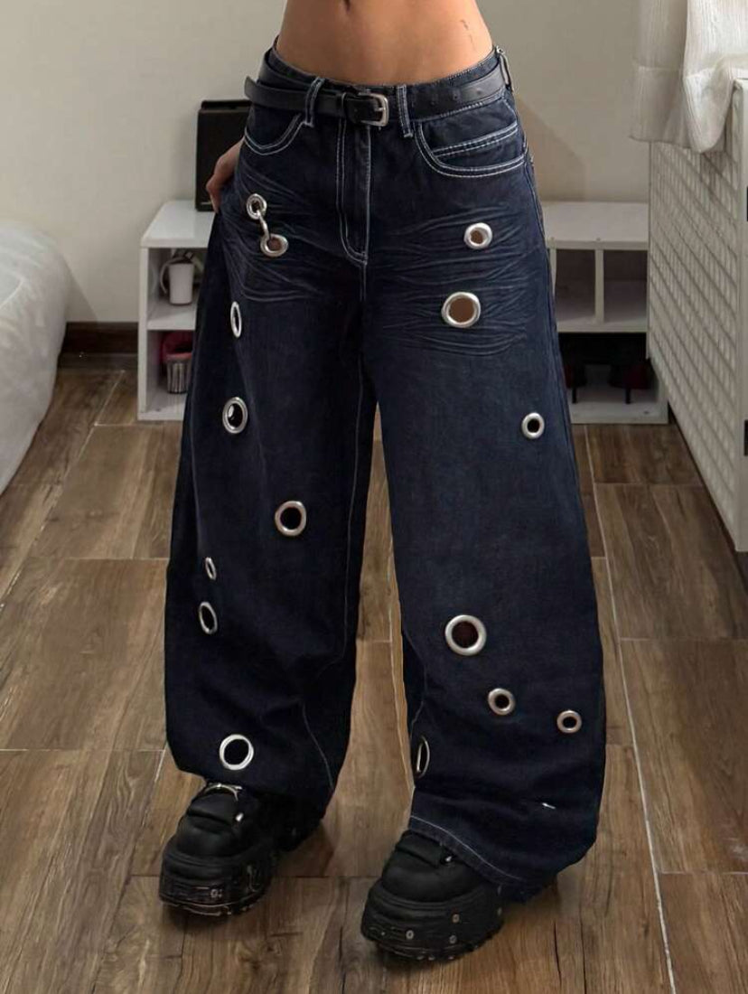 Low Waist Maxi Jeans