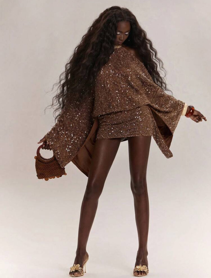 SHEIN Bae Sequin Dress