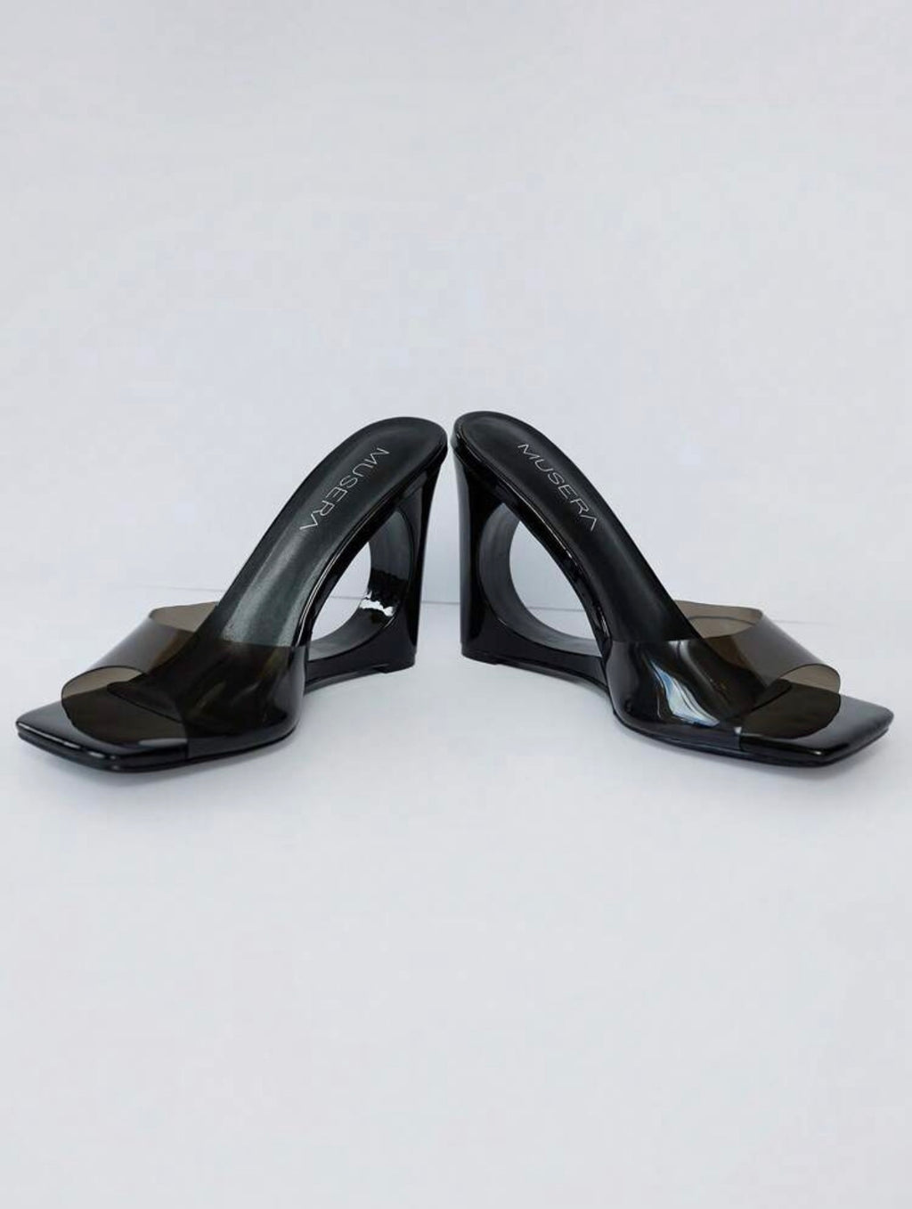 Cut Out Wedged Heel