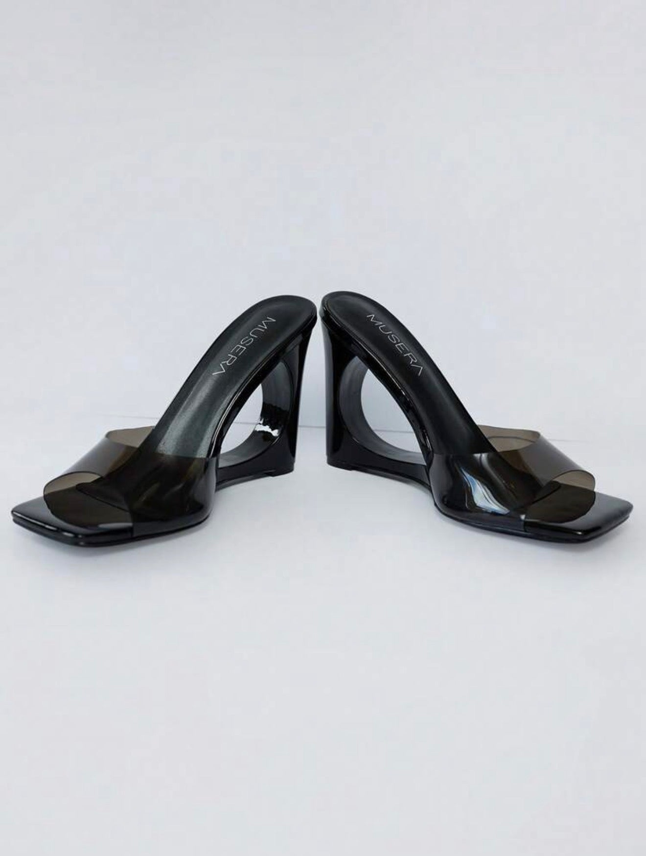 Cut Out Wedged Heel
