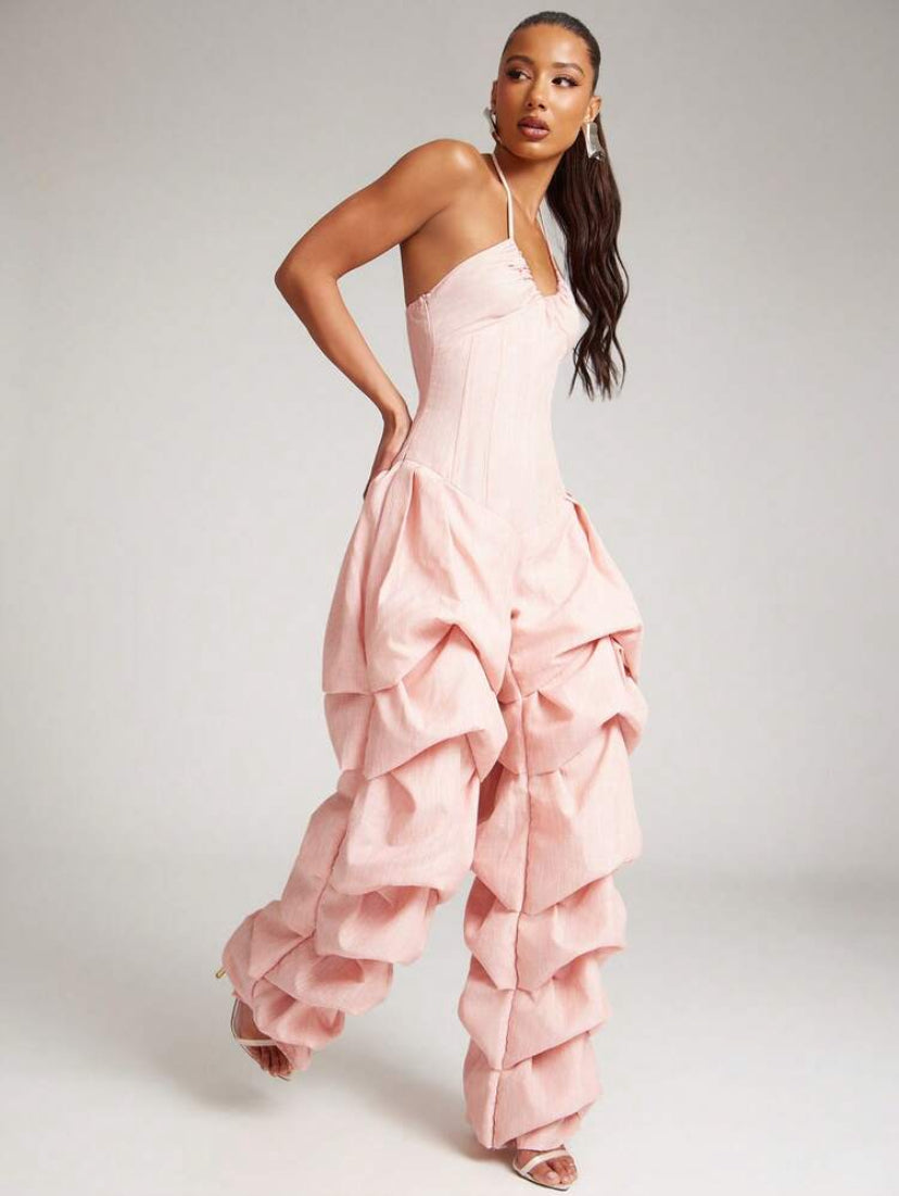 Gathered Volume Jumpsuit