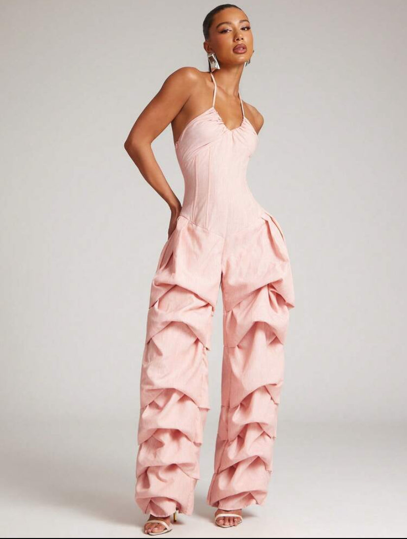 Gathered Volume Jumpsuit