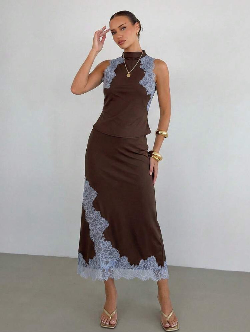 Contrast Lace 2pcs