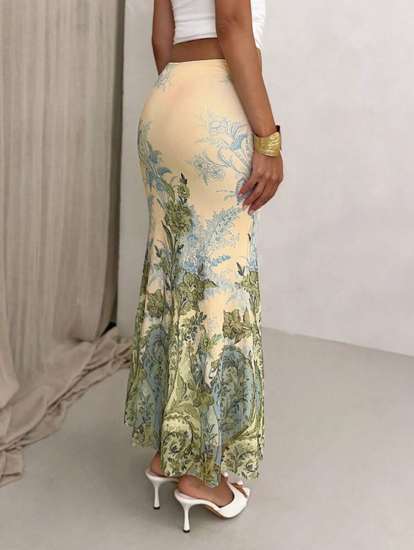 Fishtail Tie Up Skirt