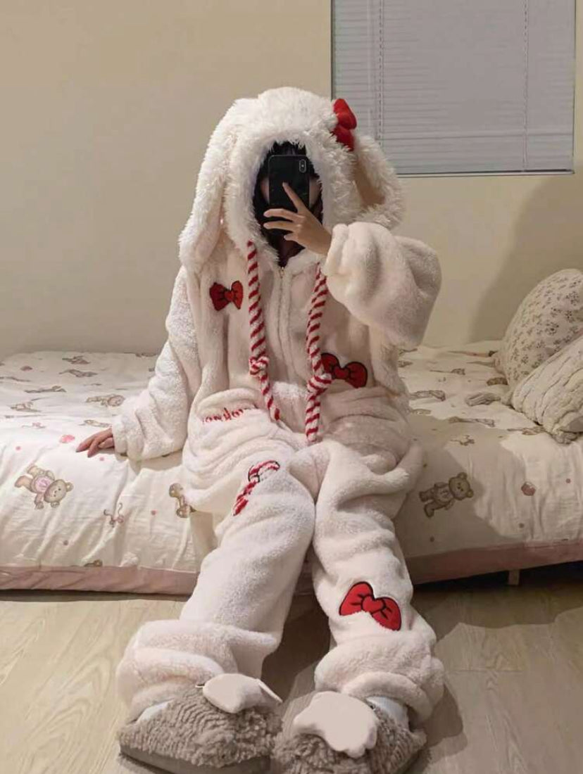 Hooded Fluffy Pj