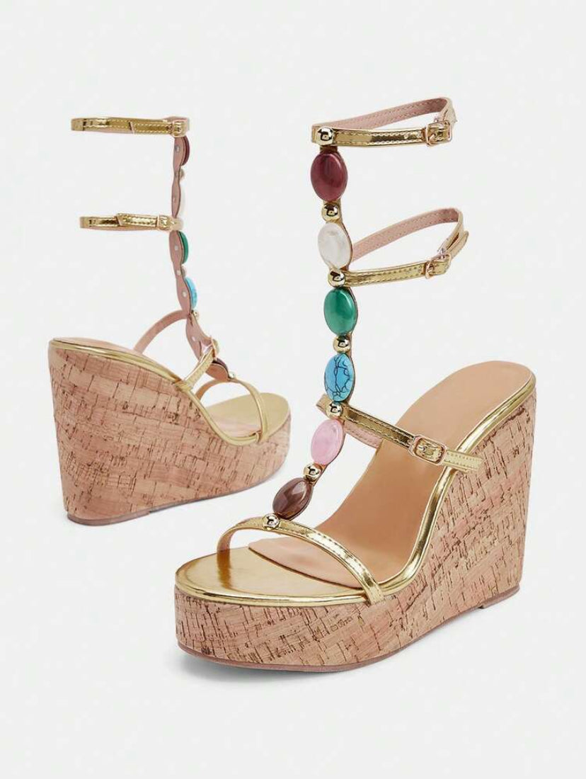 Gemstone Decor wedge