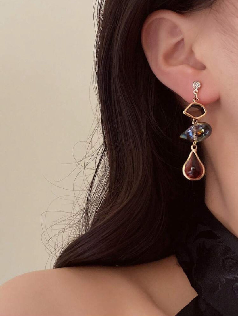 Abstract Vintage Earrings