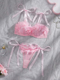 3D Floral Lace Lingerie
