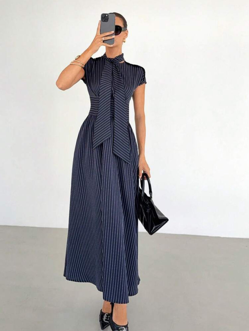 Striped Tie Dress