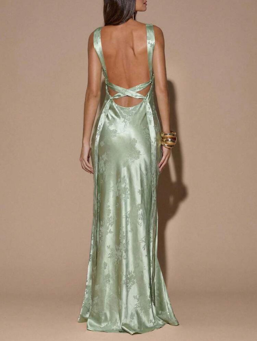 Fitted Fishtail Dress