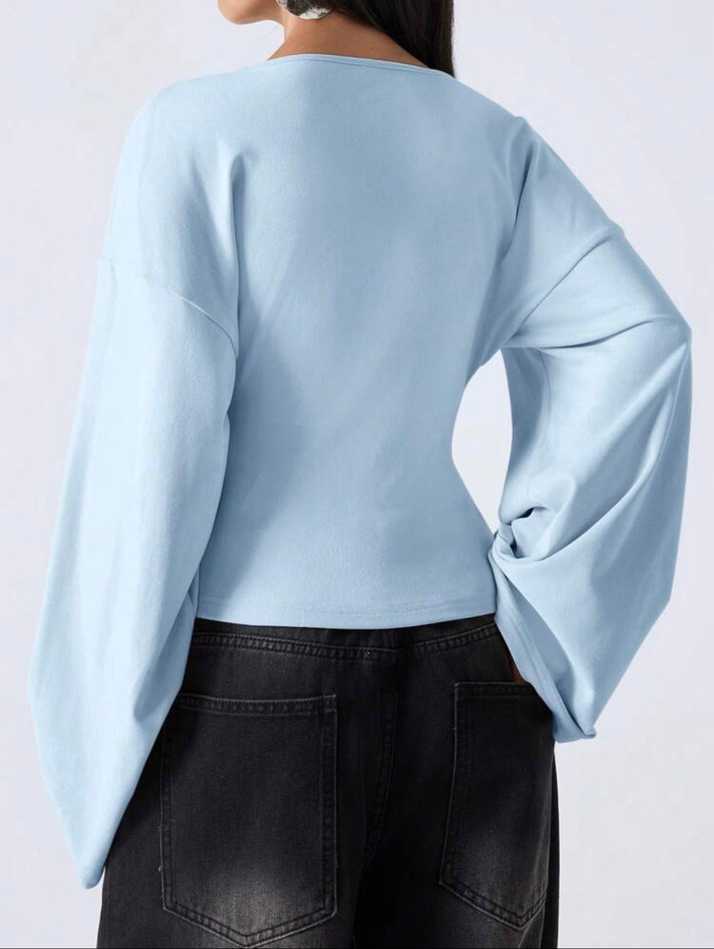 LYSMO Bell Sleeve Shirt