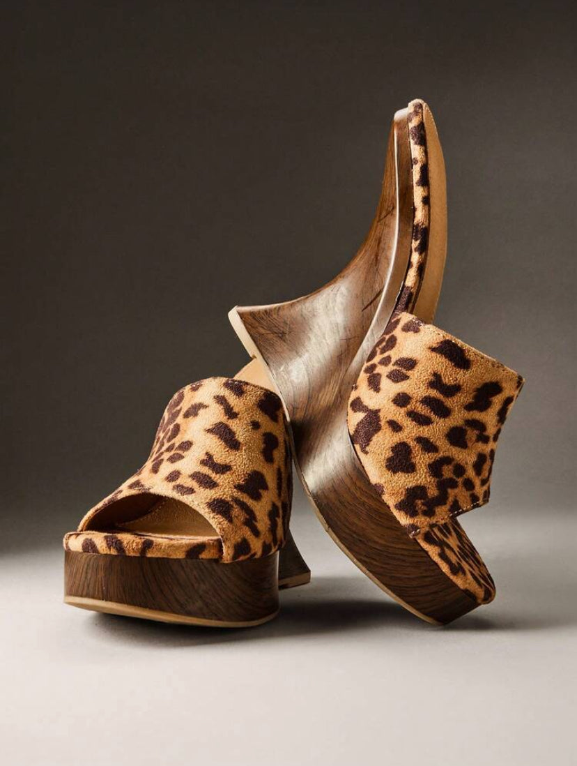Mule Wedge  Heels