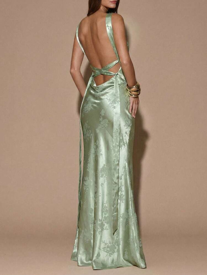 Fitted Fishtail Dress