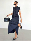Striped Tie Dress
