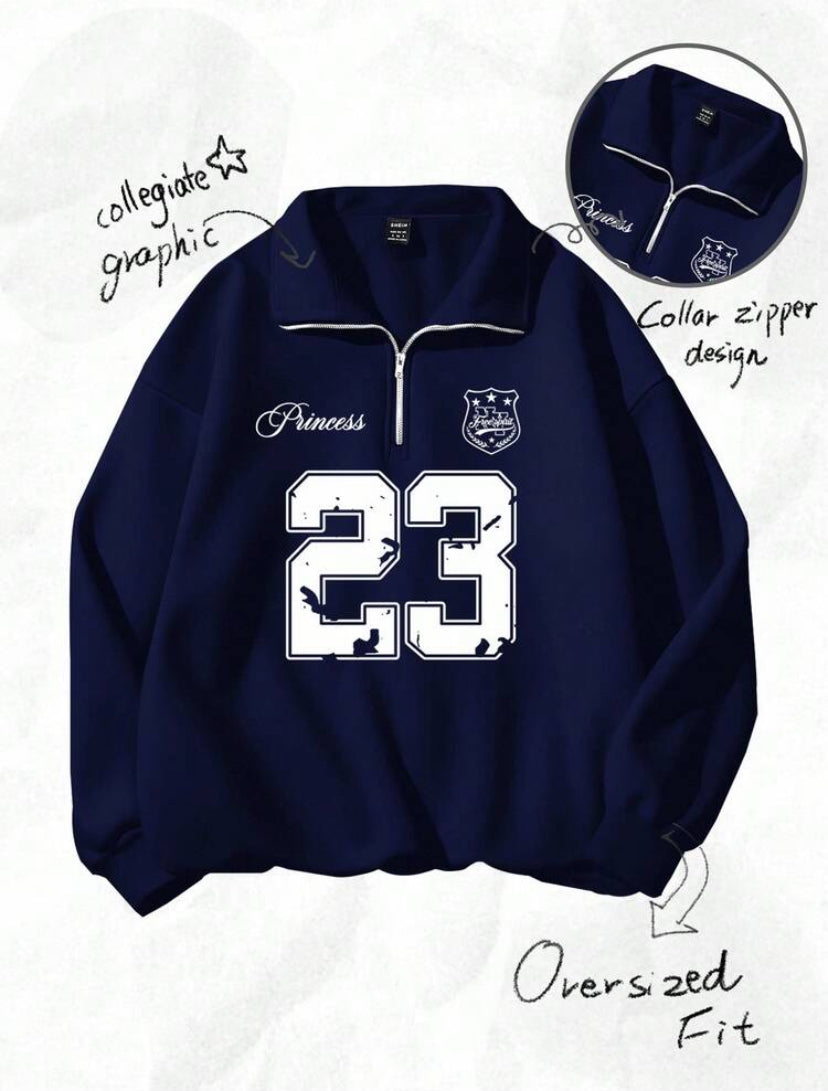 Half Zip Sweatshirt