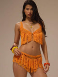 Orange Crochet Bikini