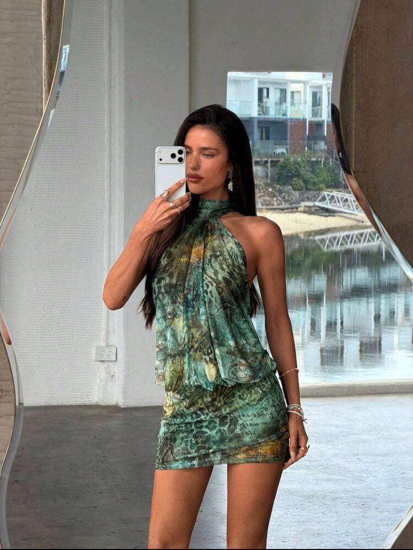 Beaded Body-con Dress
