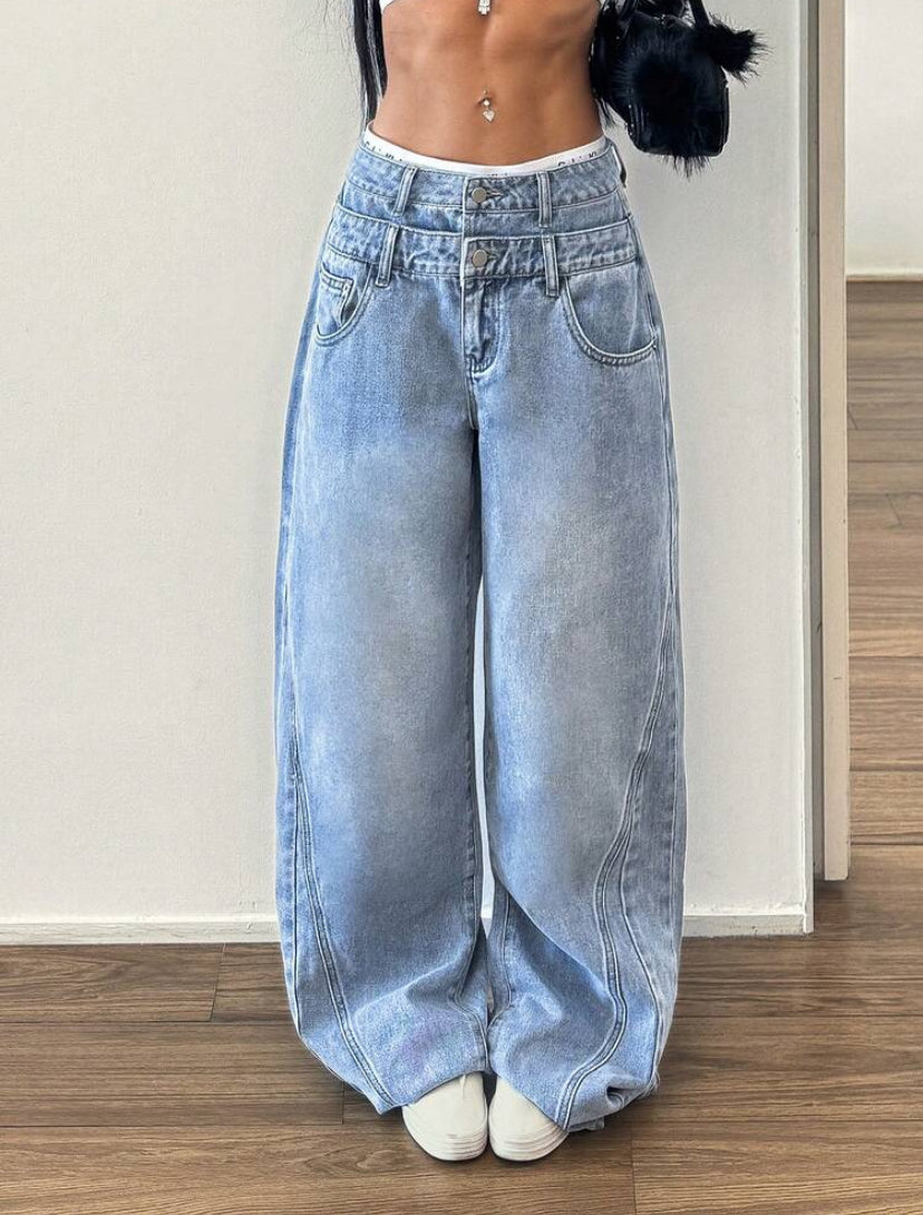 Double Waistband Pant