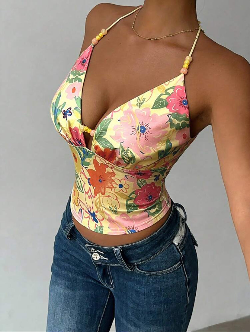 Halter Neck Tank Top