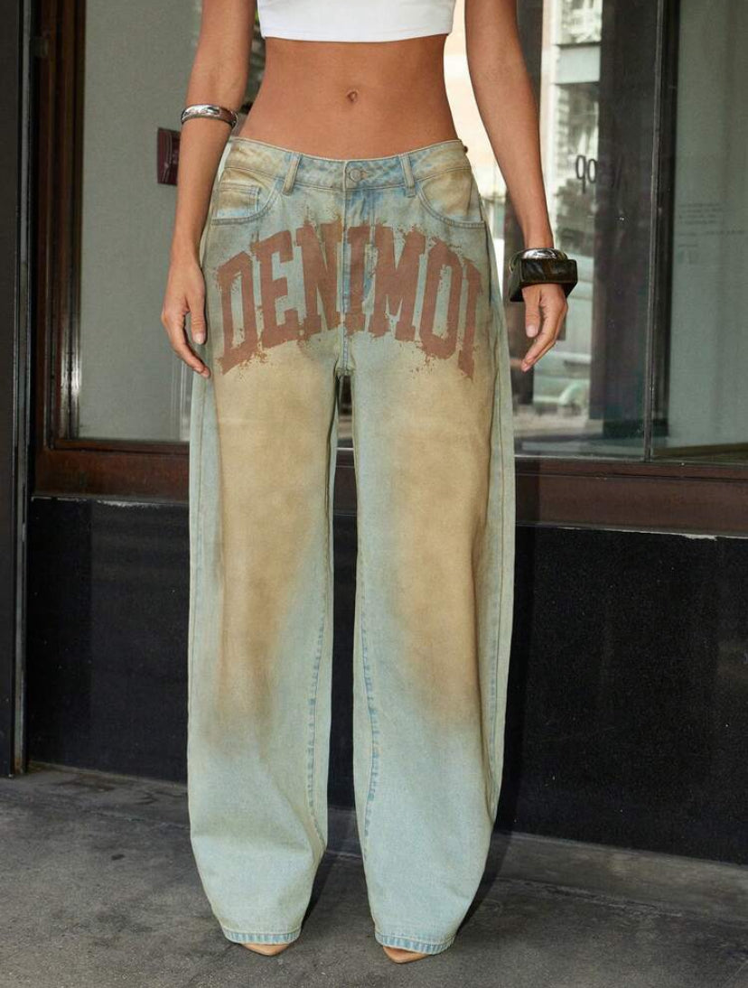 Verbiage Washed Jeans