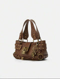 Y2K Baddie Leather Handbag